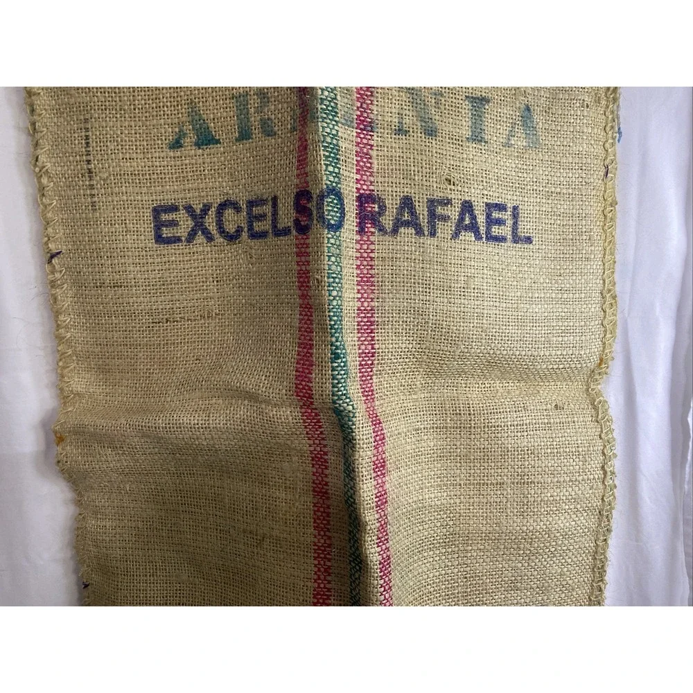 Vintage Product of Columbia Coffee 3 Color Burlap Decorative 70 Kilos Bags‎